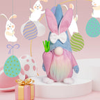 Faceless Bunny Doll for Easter decor, Arenzza toy with soft plush fabric, designed for kids and festive Easter decorations.