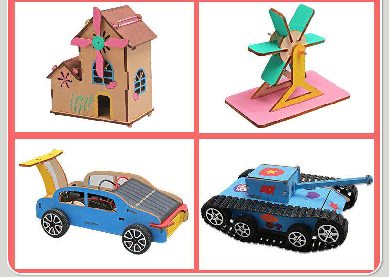 Arenzza 3D stereo jigsaw puzzle wooden toy for kids, featuring colorful interlocking pieces assembled into a detailed puzzle.