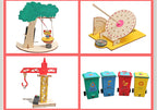Arenzza 3D stereo wooden jigsaw puzzle toy for kids, showing assembled colorful puzzle pieces on a white background.