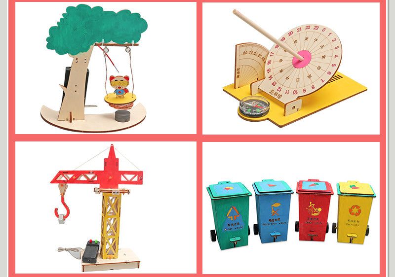 Arenzza 3D stereo wooden jigsaw puzzle toy for kids, showing assembled colorful puzzle pieces on a white background.