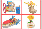Arenzza 3D stereo wooden jigsaw puzzle toy for kids and gifts, showing assembled colorful interlocking wooden puzzle pieces.