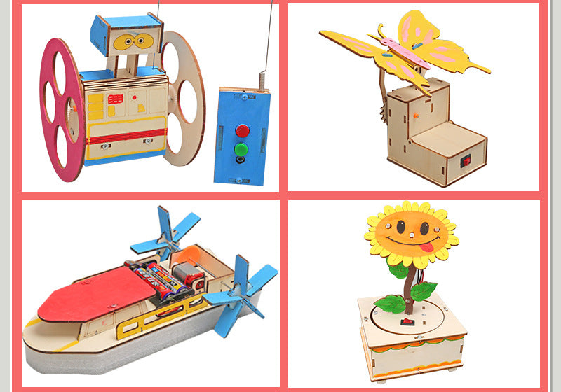 Arenzza 3D stereo wooden jigsaw puzzle toy for kids and gifts, showing assembled colorful interlocking wooden puzzle pieces.