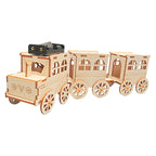 Arenzza 3D stereo jigsaw puzzle wooden toy for kids, featuring colorful interlocking pieces and intricate design.