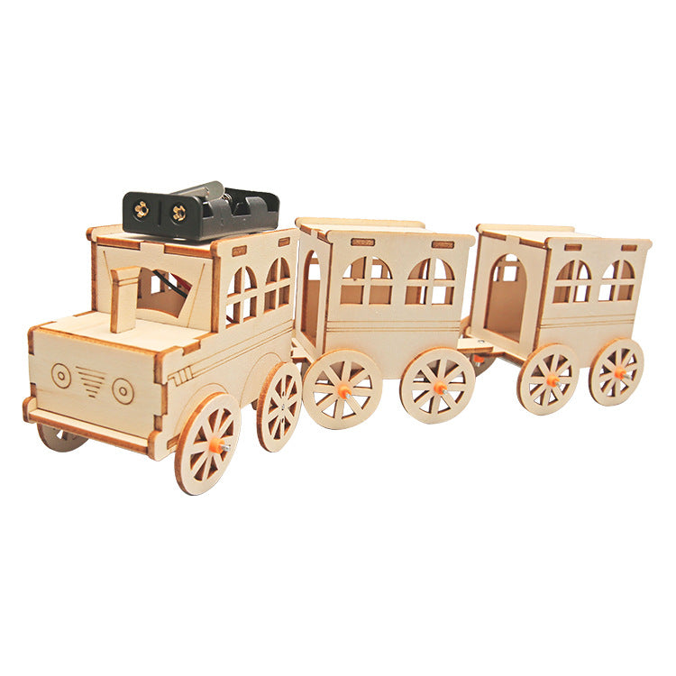 Arenzza 3D stereo jigsaw puzzle wooden toy for kids, featuring colorful interlocking pieces and intricate design.