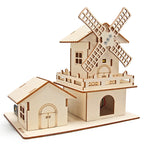 A wooden 3D stereo jigsaw puzzle toy from Arenzza, featuring intricate interlocking pieces perfect for kids' gift and toy collections.