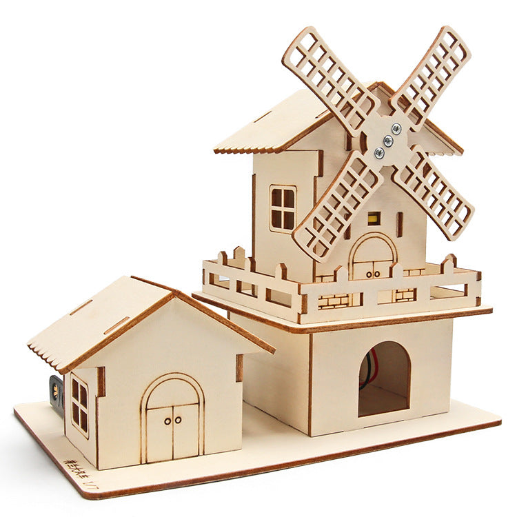 A wooden 3D stereo jigsaw puzzle toy from Arenzza, featuring intricate interlocking pieces perfect for kids' gift and toy collections.
