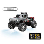 Arenzza OEIN Mini RC Monster Truck toy with bright red and black design, ready for outdoor play and off-road adventures.