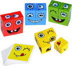 Arenzza 5D puzzle toy featuring educational face-changing family game, colorful pieces for kids and family fun.