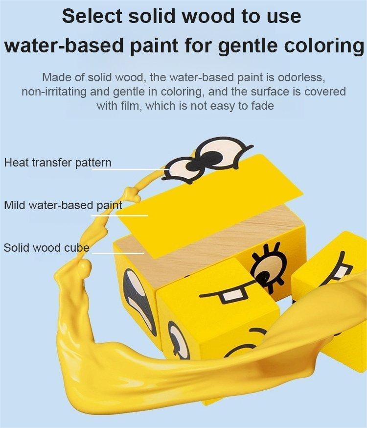 Arenzza 5D puzzle toy featuring educational face-changing family game for kids, with colorful images and interlocking pieces.