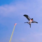 Arenzza kids elastic fishing rod kite in vibrant colors, perfect for backyard play and travel, designed for children’s outdoor fun.