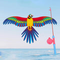 Arenzza kids' elastic fishing rod kite, colorful and lightweight, designed for outdoor play, backyard, and travel adventures.