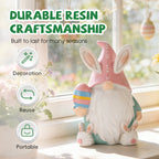 Arenzza Easter Bunny Gnome Figurine toy with a cute bunny hat and gnome features, perfect for kids and Easter gifts.