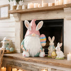 Arenzza Easter Bunny Gnome Figurine toy with a cute bunny face, gnome hat, and festive holiday design for kids and gifts.