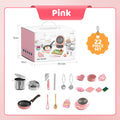 Children's Arenzza mini kitchen toy set with 22 pieces, realistic cooking utensils and accessories for kids' play and gift.