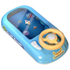 Arenzza driving steering wheel toy for kids, colorful toy with buttons and steering wheel design, suitable for children’s playtime.