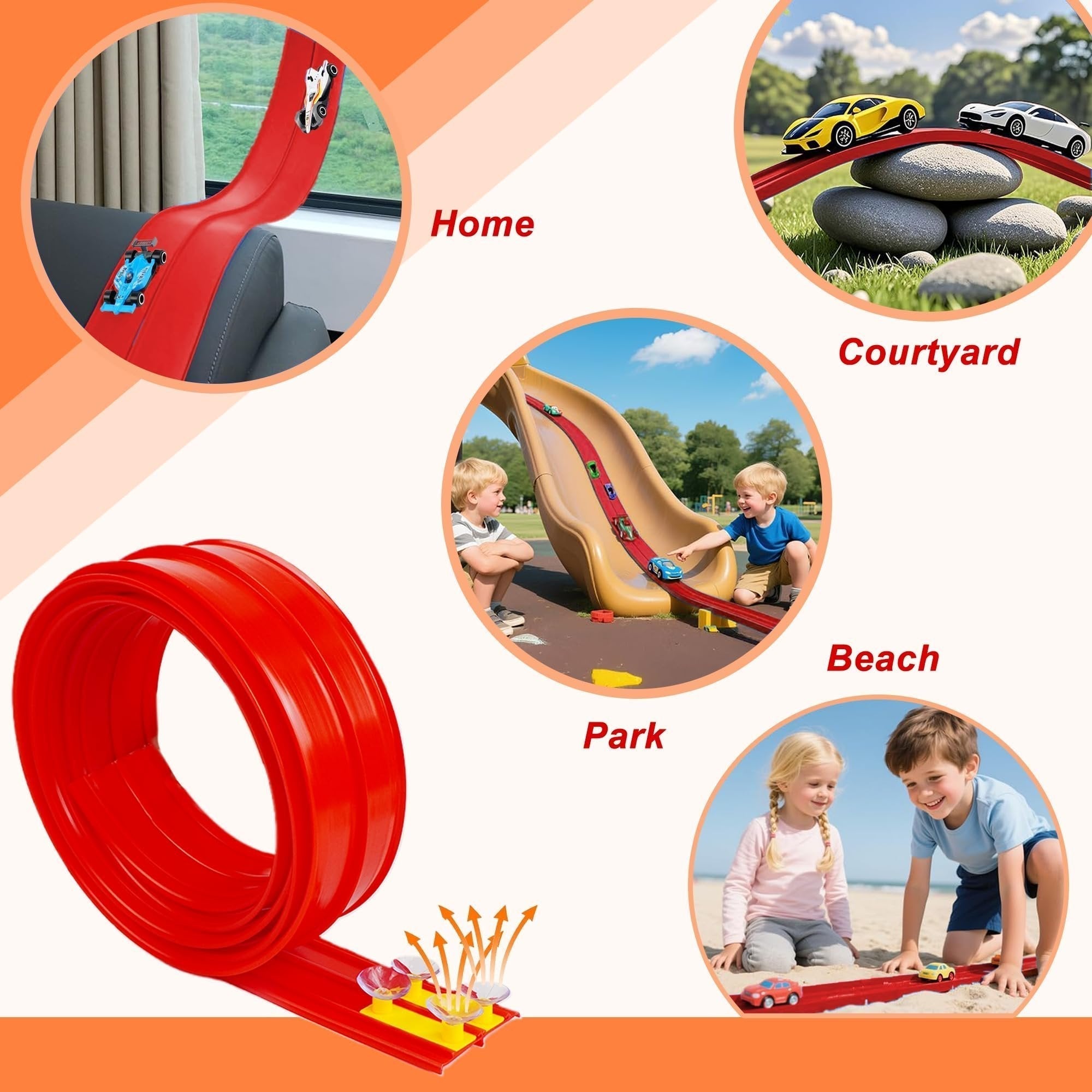 Aarenza 2025 Christmas Hot Wheels racetrack toy with colorful cars and racing track for kids' holiday gift play.