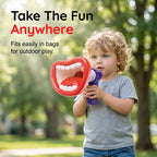 Arenzza Big Mouth Voice Changer Megaphone toy for kids, featuring colorful design and a large mouthpiece for fun voice effects.