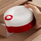 Arenzza rotating magnetic sewing kit toy for kids, featuring colorful magnetic pieces and a compact storage case.