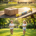 Bright rainbow LED water pistol by Arenzza, colorful toy for kids, featuring vibrant rainbow design and light effects for summer fun.
