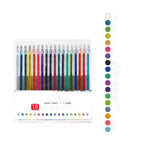 A set of ten colorful glitter gel pens by Arenzza with smooth ink, quick-drying, ideal for kids and creative gift projects.