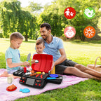 Arenzza MagicMeals Kids Sensory Kitchen toy set with colorful plastic food, utensils, and play accessories for imaginative play.