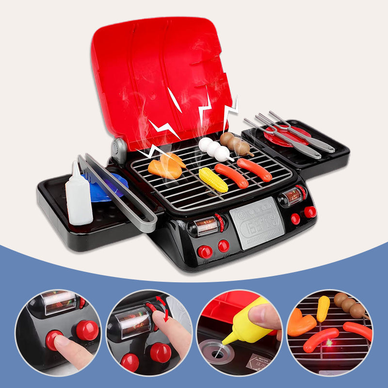 Aarenza MagicMeals Kids Sensory Kitchen toy set with colorful play utensils and pretend food for imaginative kids' play.