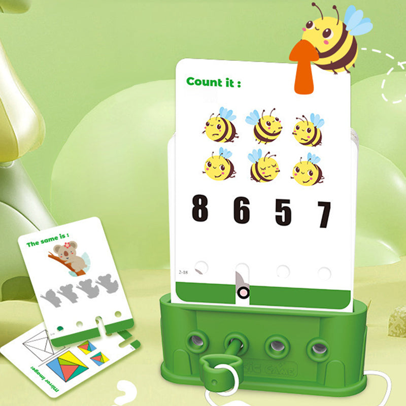 Arenzza children's logic key toy set with colorful lock and key puzzles for kids aged 2-6, educational Montessori-style toy for early learning.