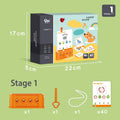 Arenzza children's logic key toy set featuring colorful lock and key educational Montessori game for kids ages 2-6.