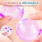 Arenzza DIY bubble kit with pump for kids, featuring colorful bubbles and playful toy packaging for children's entertainment.