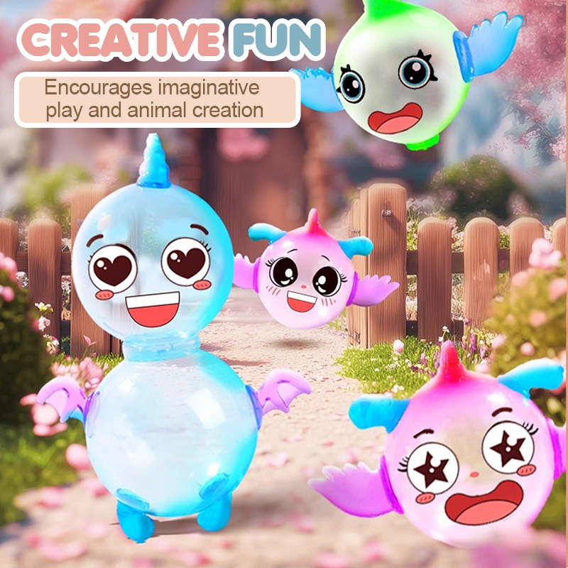 Aarenzza DIY bubble kit for kids with a pump, featuring colorful bottles and bubble solution for fun outdoor play.