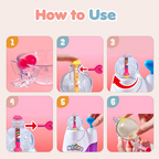 Arenzza DIY bubble kit with pump for kids, includes bubble solution and wand, perfect for fun outdoor play and bubble blowing.