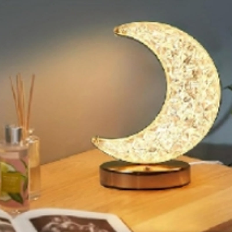 Arenzza 3-Color LED Crystal-Like Atmosphere Lamp showing vibrant colors and sleek design for kids' room decor and gifts.
