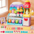 Arenzza DIY Ice Cream Play Dough Set for kids, colorful toy kit for role play and sensory fun, ideal gift for children.