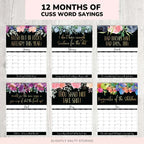 2025 calendar featuring whimsical design for women, by Arenzza, suitable for toys, kids, and gift collections.