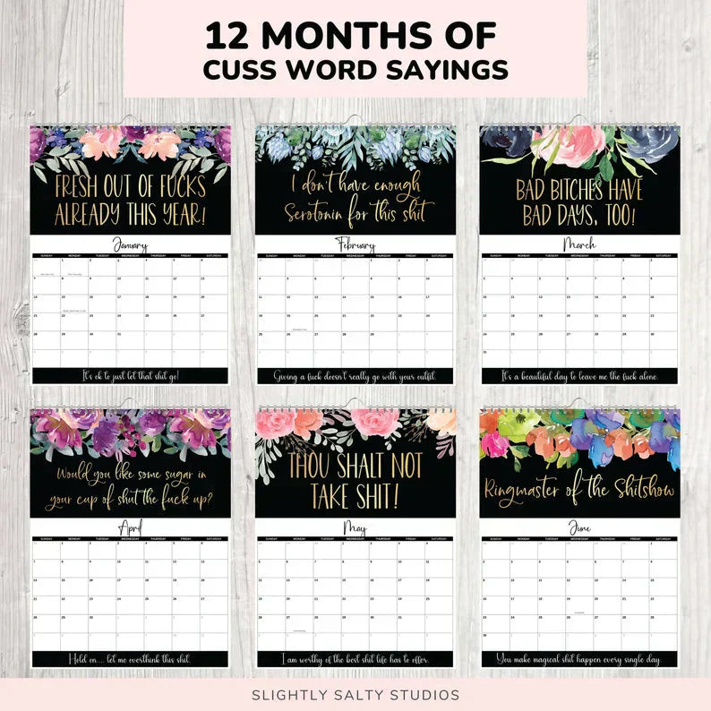 2025 calendar featuring whimsical design for women, by Arenzza, suitable for toys, kids, and gift collections.