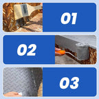Arenzza weatherproof rust converter paint for metal, shown in a container with a smooth, dark coating for metal surfaces.