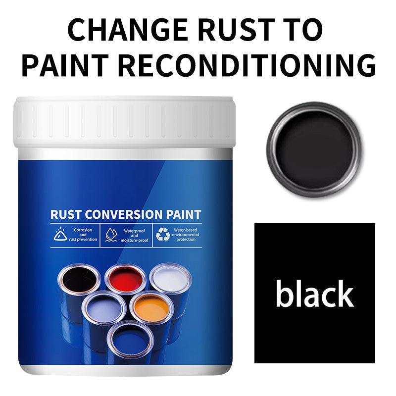 Arenzza weatherproof rust converter paint for metal, shown on a metal surface, ideal for toys, kids' projects, and gift items.