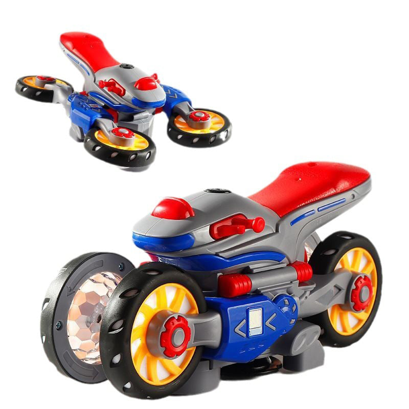 Aarenza electric universal deformation police toy car for kids, featuring colorful, flexible design and detailed police vehicle details.