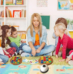 Arenzza Christmas Shape Matching Game for kids, featuring colorful shapes and matching cards for fun and educational play.