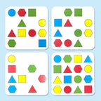 Arenzza shape matching game toy for kids, featuring colorful shapes for matching and sorting fun during Christmas sale.