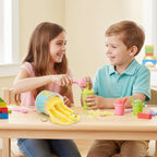 Arenzza fluffy cloud slime with colorful cute charms, soft and non-sticky toy for kids and creative play.