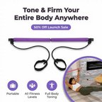 Aarenza Levante™ all-in-one home fitness and toning system with resistance bands, handles, and adjustable components for full-body workouts.