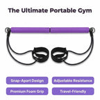 Arenzza Levante™ all-in-one home fitness and toning system with adjustable resistance bands and compact design for full-body workouts.