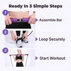 Arenzza Levante™ all-in-one home fitness and toning system with three-step workout setup and exercise accessories.
