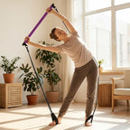A diverse group using the Arenzza Levante™ all-in-one home fitness and toning system for workout and muscle toning at home.