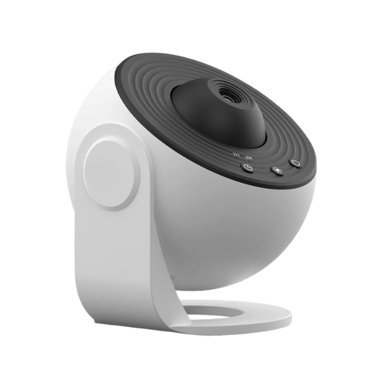 Arenzza HD Galaxy Star Projector displaying a calming starry sky with silent operation for peaceful sleep.