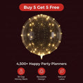 Arenzza LED decorative party balloons in various colors, glowing softly for celebration and festive events.
