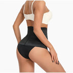 Women’s high waist flat belly shaping slimming panties by Arenzza, showing smooth, seamless design and comfortable fit.