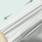 A woman wearing Arenzza summer breathable leak-proof panties, showcasing lightweight, comfortable women’s underwear with a smooth fit.
