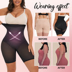 Aarenza women's high-waisted compression shapewear underwear in black, designed for waist shaping and support.